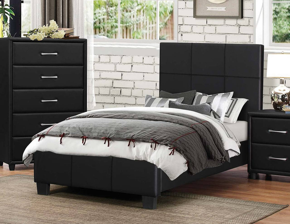 ECLIPSE Black Platform Bed