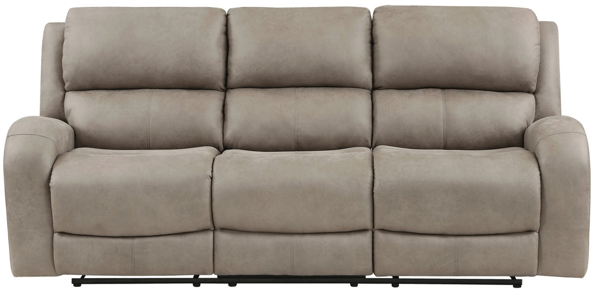 HELIOS Light Brown Reclining Sofa & Loveseat