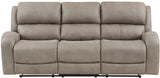HELIOS Light Brown Reclining Sofa & Loveseat