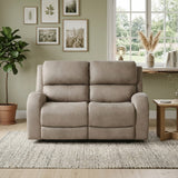 HELIOS Light Brown 62" Wide x 40" Height Reclining Loveseat