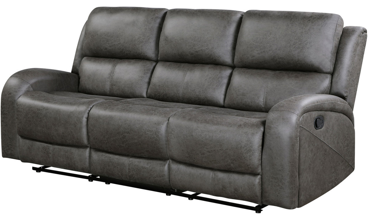 HELIOS Dark Gray 85" Wide x 40" Height Reclining Sofa