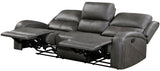 HELIOS Dark Gray Reclining Sofa & Loveseat