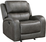 HELIOS Dark Gray 38" Wide x 40" Height Rocker Recliner