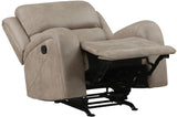 HELIOS Light Brown Reclining Sofa & Loveseat