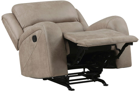 HELIOS Light Brown 38" Wide x 40" Height Rocker Recliner