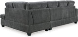 HEMEK Smoke 100" Wide 3 Piece Sectional (RTA)