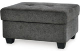 HEMEK Smoke 31" Wide Storage Ottoman (RTA)