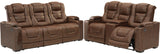HIDALGO Saddle Power Reclining Sofa & Loveseat