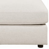 HILLARD Beige Linen 120" x 120" 5 Piece Modular Sectional
