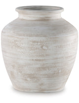 HILOUX Distressed White 10" x 12" Height Vase