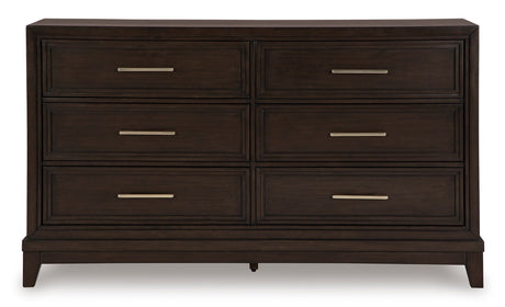 HOLLINS Grayish Brown 64" Wide x 38" Height Dresser