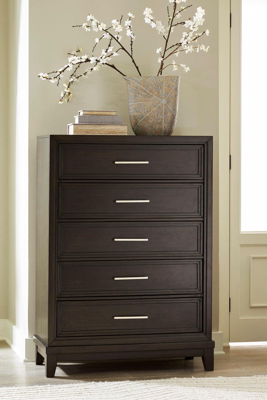 HOLLINS Dark Brown 38" x 54" Chest