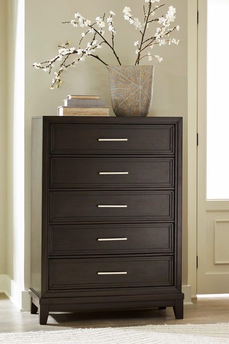 HOLLINS Dark Brown 38" x 54" Chest