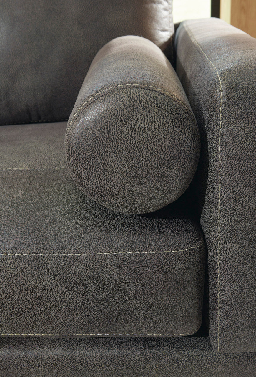 HOLYFIELD Dark Gray 58" Wide Loveseat