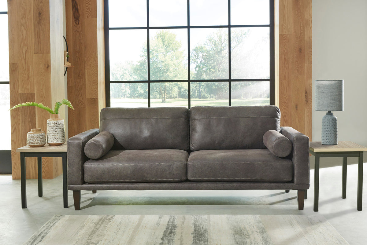HOLYFIELD Dark Gray 82" Wide Sofa