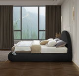 HORITO Black Faux Shearling Bed