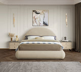 HORITO Beige Faux Shearling Bed