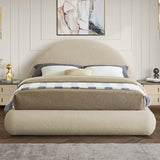 HORITO Beige Faux Shearling Bed