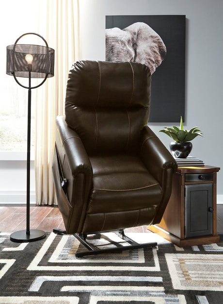 HARDING Brown 31" Wide Power Lift Recliner *Clearance