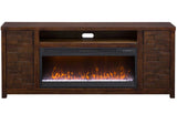CARZO 74" Wide TV Stand with Fireplace