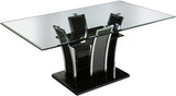 Heizer Black 72" Wide Dining Table