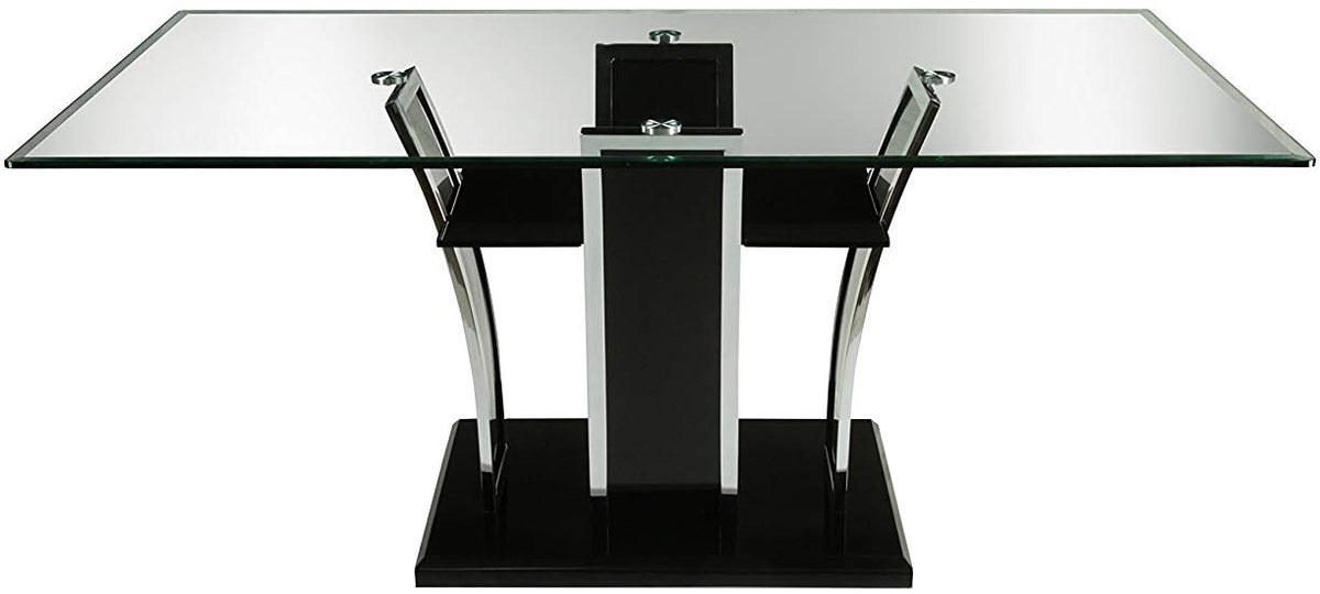 Heizer Black 72" Wide Dining Table