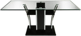 Heizer Black 72" Wide Dining Table