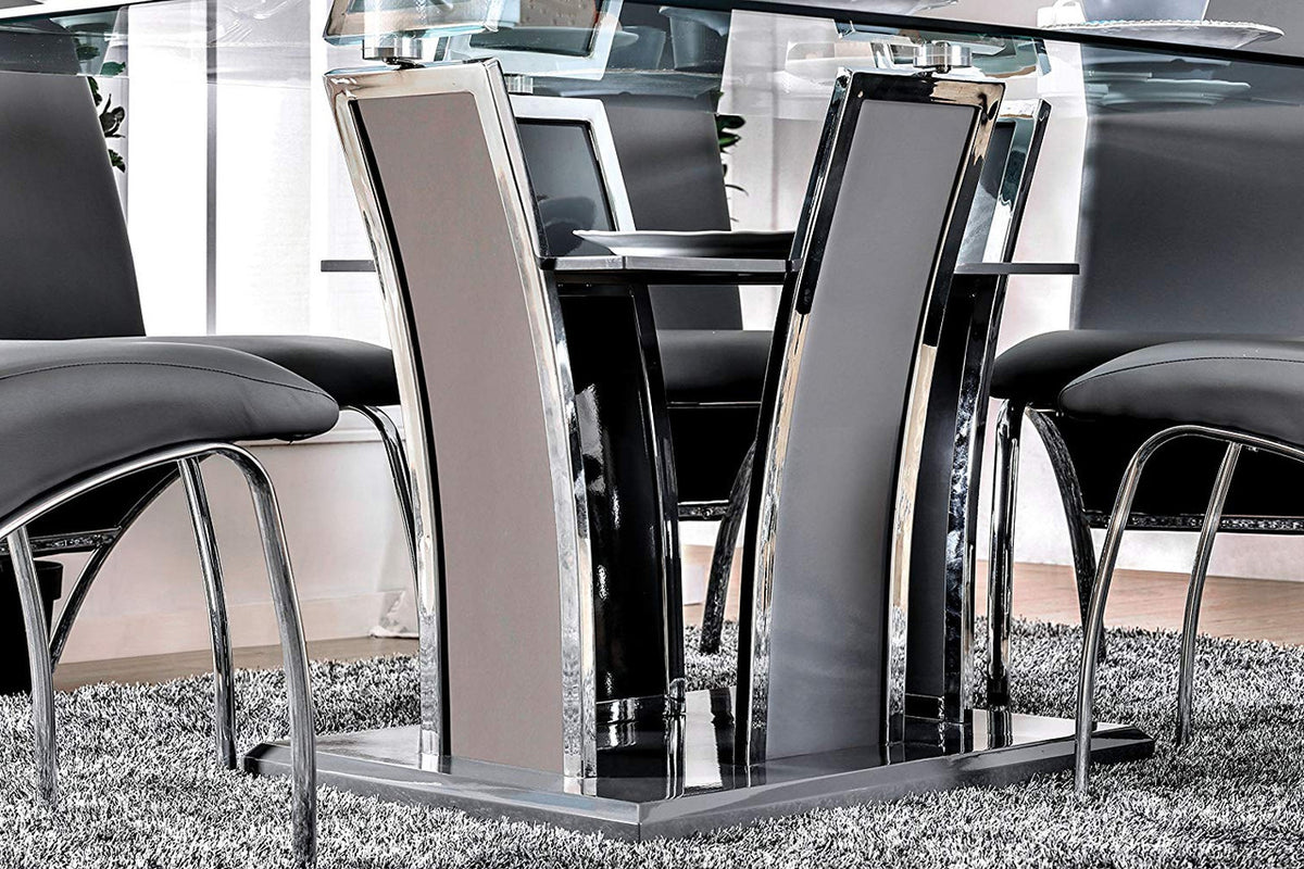HEIZER Gray 7 Piece Dining Set