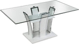Heizer White 72" Wide Dining Table