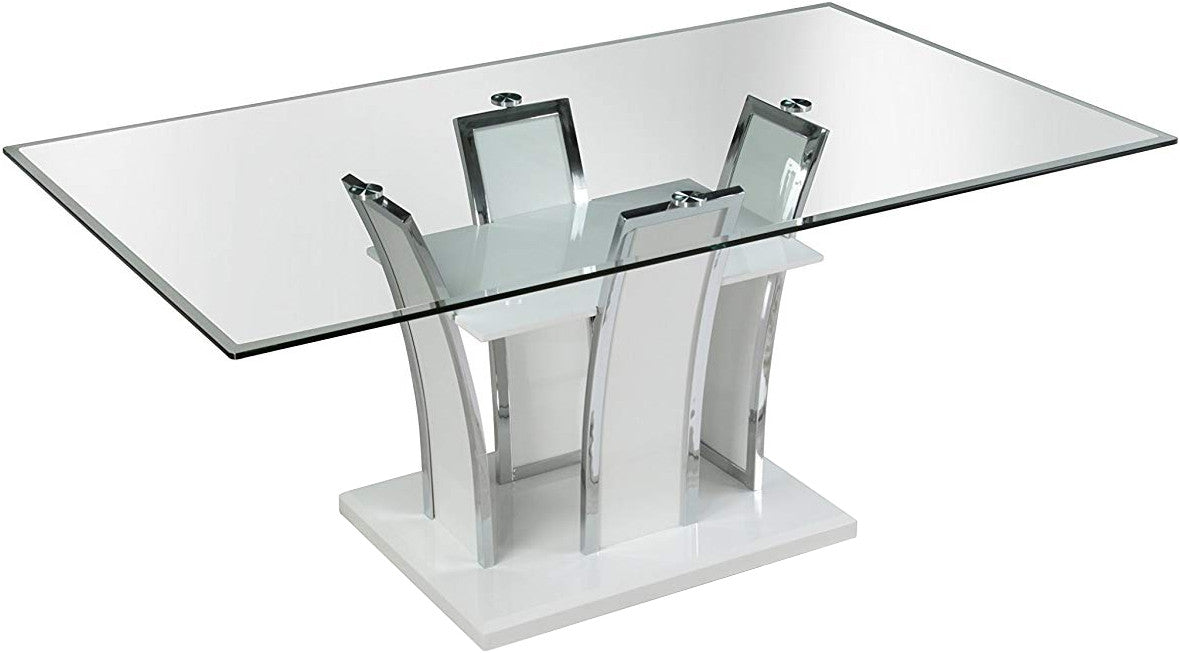 HEIZER White 7 Piece Dining Set