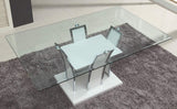 Heizer White 72" Wide Dining Table