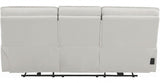 Hidden Hills White 90" Wide Reclining Sofa