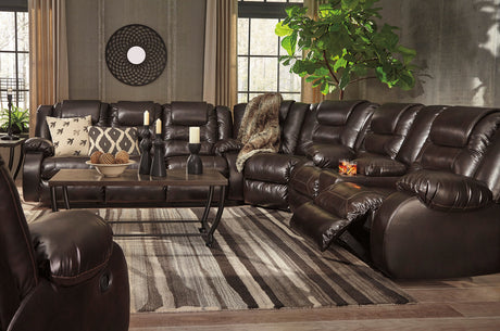 HOLTEN Brown 134" Wide Reclining Sectional *CLEARANCE*