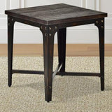 HUNTER 3-PC Dark Brown Lift-Top Occasional Set With Casters