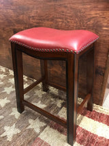 Lucas Red Bar Stool