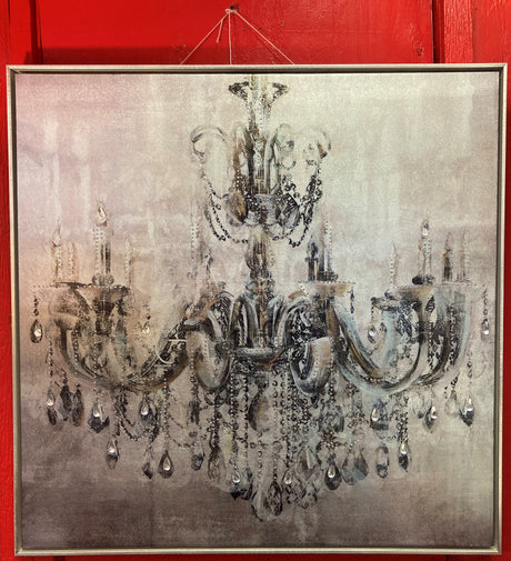 CHANDELIER  24" x 24" Wall Art