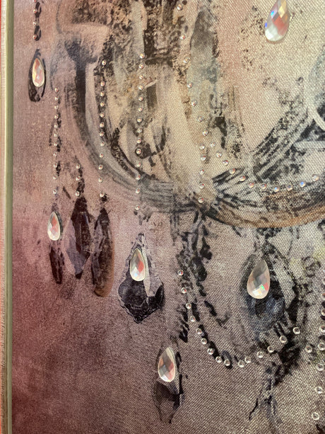 CHANDELIER  24" x 24" Wall Art