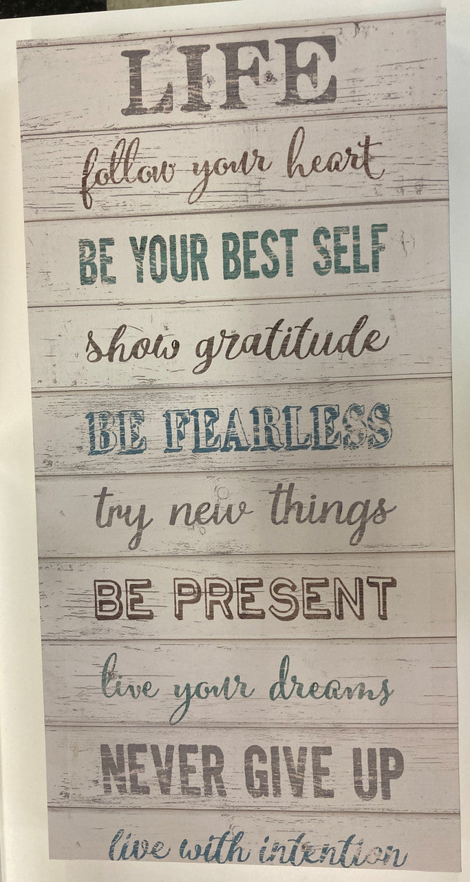 LIFE 12" Wide Wall Art
