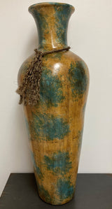 RUTILA Green and Yellow 37"H Vase