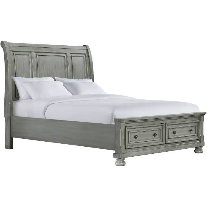SAWYER Gray Storage Bed