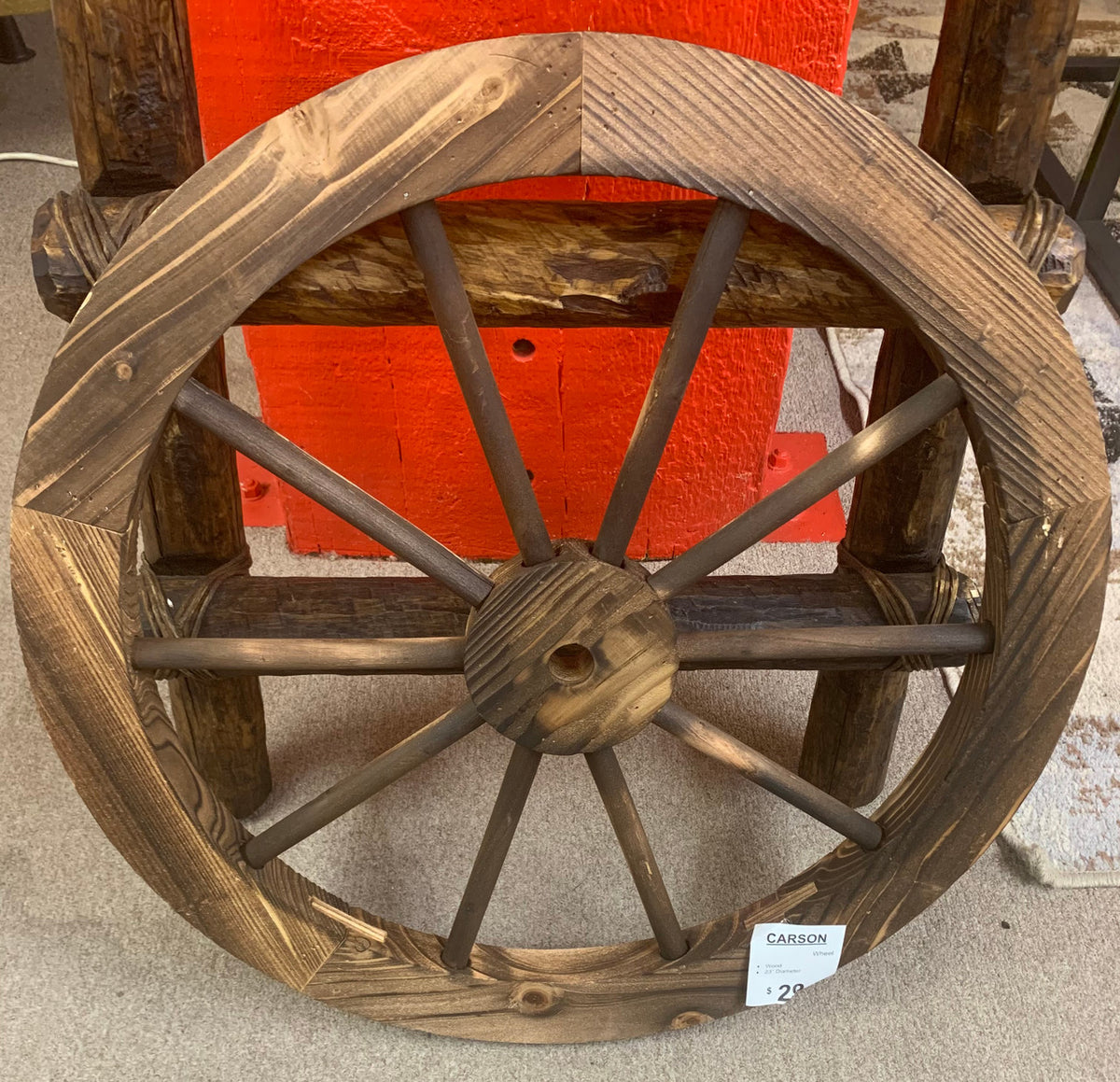 CARSON 24" Wide Wood Decor