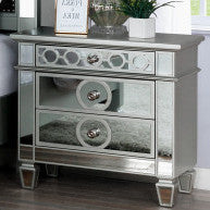 INSIGNA Mirrored 29" Wide Nightstand