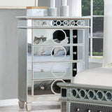 INSIGNA Blue Velvet & Mirror Bedroom Set