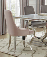 ISBETH Blush Pink 22" Wide Chair