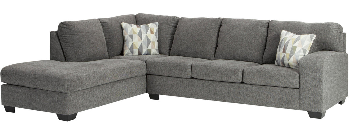 IVAN Gray 120" Wide Sectional