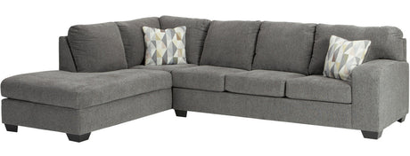 IVAN Gray 120" Wide Sectional