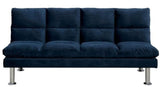ILEAN Blue 67" Wide Sofa Bed