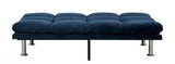 ILEAN Blue 67" Wide Sofa Bed