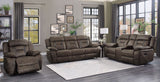 PEGASUS Brown 3 Piece Reclining Livingroom