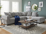 JAKOBE Gray 107" Wide Sectional